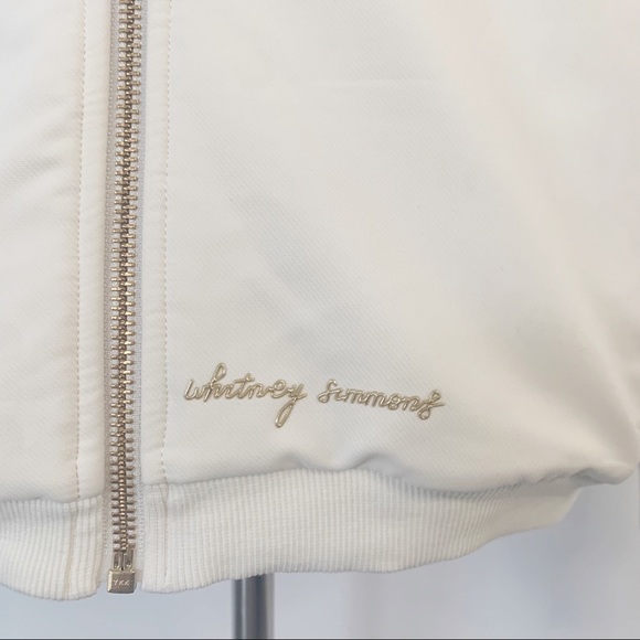 Gymshark x Whitney Simmons Reversible Oversized Jacket Coat White Sherpa Size XS - Picture 4 of 9